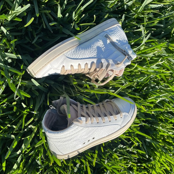 P448 high top white patent leather sneakers Medusa color size 35 US 5 - Picture 9 of 16